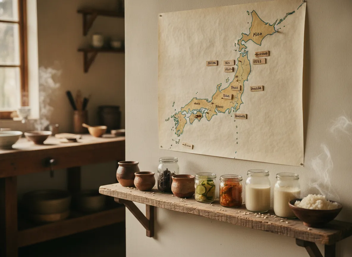 全国の発酵食マップ